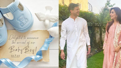 Aisha Khan and her husband, Major Uqbah Malik, have a baby boy.