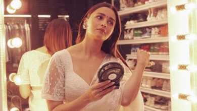 Alia Bhatt's large walk-in closet is full of shoes and ideas for dressing rooms.