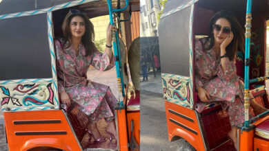 The latest photos show Hiba Bukhari looking ethereal