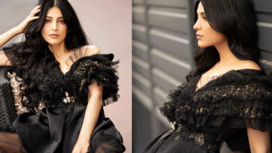 Shruti Haasan Rocks a Stunning Goth Look, Setting the Stage on Fire