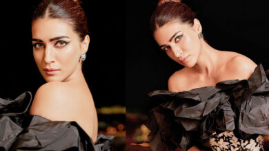 Kriti Sanon Shines in a Stunning Black and White Ensemble