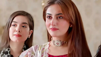 Hiba Bukhari Stuns in a Red Outfit