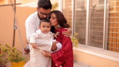 Iqra Aziz Shares Adorable Photos of Yasir Hussain and Baby Kabir, Delighting Fans