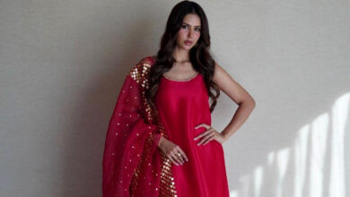 Sonam Bajwa steals the spotlight in Muse Luxe attire, garnering all the attention