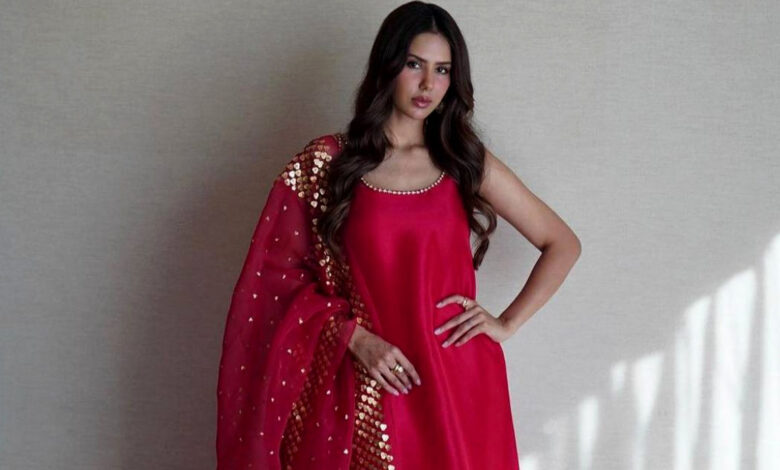 Sonam Bajwa steals the spotlight in Muse Luxe attire, garnering all the attention