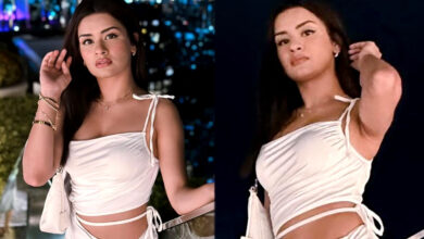 Avneet Kaur Shines in Stylish White Cut-out Co-ords, Stealing the Spotlight