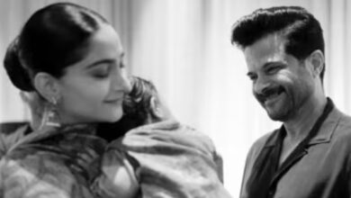 Anil Kapoor's Delightful Expression as Vayu Finds Comfort on Sonam's Shoulder